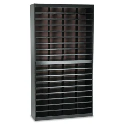 Discount 37.5 in. x 12.75 in. x 71 72 in. Compartments Steel/Fiberboard E-Z Stor Sorter - Black Office Furniture & Lighting