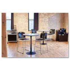 Hot 6 in. x 6 in. x 18 in. Steel Mesh 3 Compartments Onyx Breakroom Organizers - Black Desk Accessories & Office Organizers