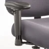 New 4 in. x 10.25 in. x 11.5 in. to 14.5 in. Height/Width-Adjustable T-Pad Arms for Optimus Big/Tall High-Back Chairs - Black (1-Pair) Office Furniture & Lighting