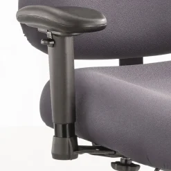 New 4 in. x 10.25 in. x 11.5 in. to 14.5 in. Height/Width-Adjustable T-Pad Arms for Optimus Big/Tall High-Back Chairs - Black (1-Pair) Office Furniture & Lighting