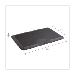 Clearance 20 x 30 Anti-Fatigue Mat - Black Office Furniture & Lighting