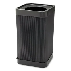 Discount At-Your-Disposal 38-Gallon Top-Open Waste Receptacle - Black Trash & Waste Bins