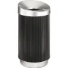 Clearance At-Your-Disposal 28-Gallon Polyethylene Vertex Receptacle - Black Trash & Waste Bins