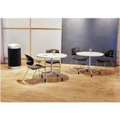 Clearance At-Your-Disposal 28-Gallon Polyethylene Vertex Receptacle - Black Trash & Waste Bins