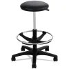Hot Extended-Height Lab Stool, Backless, Supports Up To 250 Lb, 22-in To 32-in Seat Height, Black Office Furniture & Lighting