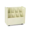 Discount Laminate Mobile Roll Files, 8 Compartments, 30.13w X 15.75d X 29.25h, Putty Office Electronics & Batteries