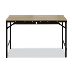 Hot Simple 45.5 in. x 23.5 in. x 29.5 in. Work Desk - Walnut Office Furniture & Lighting