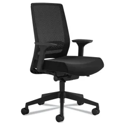 Hot Supports Up to 275 lbs. 18 in. to 22 in. Seat Height Medina Deluxe Task Chair - Black Office Furniture & Lighting