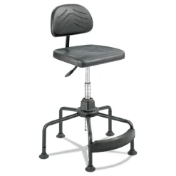 Discount Task Master 250 lbs. Capacity Economy Industrial Chair - Black Office Furniture & Lighting