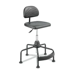 Discount Task Master 250 lbs. Capacity Economy Industrial Chair - Black Office Furniture & Lighting