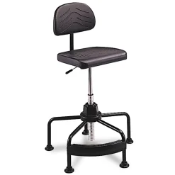 Discount Task Master 250 lbs. Capacity Economy Industrial Chair - Black Office Furniture & Lighting