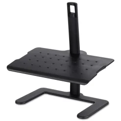 20.5w x 14.5d x 3.5 to 21.5h Height-Adjustable Footrest - Black Office Furniture & Lighting