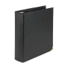Best Classic Collection 11 in. x 8.5 in. 3 Rings 2 in. Capacity Ring Binder - Black Binders & Binding Supplies
