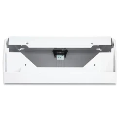 New 11.63 in. x 5 in. x 14.5 in. True Fold C-Fold/Multifold Paper Towel Dispenser - White Paper & Dispensers
