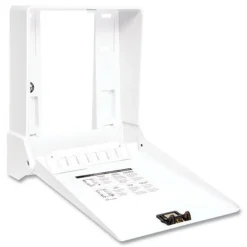 New 11.63 in. x 5 in. x 14.5 in. True Fold C-Fold/Multifold Paper Towel Dispenser - White Paper & Dispensers