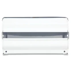 Sale 10.75 in. x 6 in. x 7.5 in. Singlefold Paper Towel Dispenser - White Paper & Dispensers