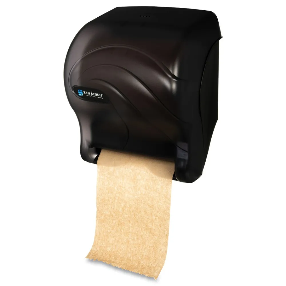 Clearance 11.75 in. x 9.13 in. x 14.44 in. Tear-N-Dry Essence Touchless Towel Dispenser - Black Pearl Paper & Dispensers
