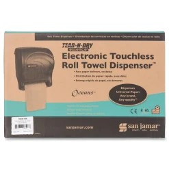 Clearance 11.75 in. x 9.13 in. x 14.44 in. Tear-N-Dry Essence Touchless Towel Dispenser - Black Pearl Paper & Dispensers