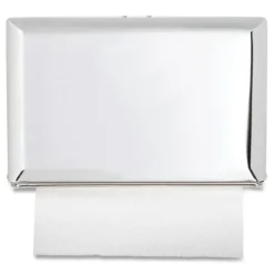 Best 10.75 in. x 6 in. x 7.5 in. Singlefold Paper Towel Dispenser - Chrome Paper & Dispensers
