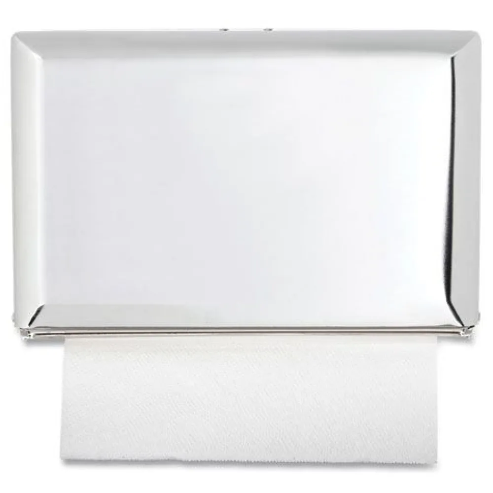 Best 10.75 in. x 6 in. x 7.5 in. Singlefold Paper Towel Dispenser - Chrome Paper & Dispensers