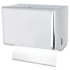 Best 10.75 in. x 6 in. x 7.5 in. Singlefold Paper Towel Dispenser - Chrome Paper & Dispensers