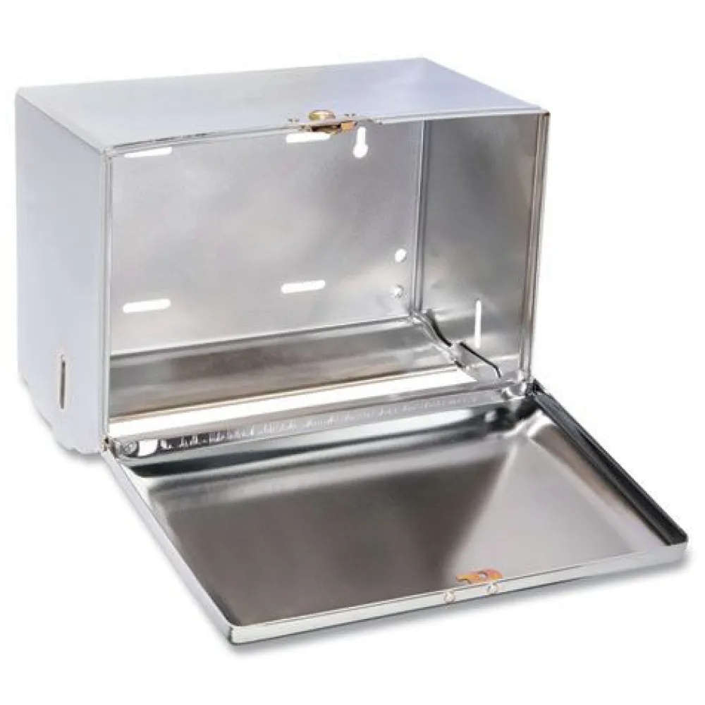 Best 10.75 in. x 6 in. x 7.5 in. Singlefold Paper Towel Dispenser - Chrome Paper & Dispensers
