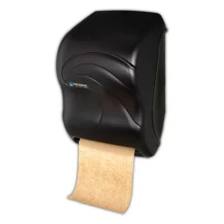 Online 11.75 in. x 9 in. x 15.5 in. Electronic Touchless Roll Towel Dispenser - Black Pearl Paper & Dispensers
