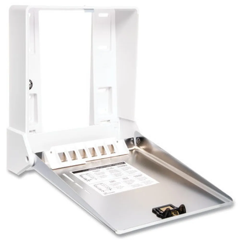 Sale 11.63 in. x 5 in. x 14.5 in. True Fold C-Fold/Multifold Paper Towel Dispenser - Chrome Paper & Dispensers