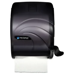 Online 12.5 in. x 8.5 in. x 12.75 in. Oceans Element Lever Roll Towel Dispenser - Black Pearl Paper & Dispensers