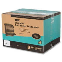 Online 12.5 in. x 8.5 in. x 12.75 in. Oceans Element Lever Roll Towel Dispenser - Black Pearl Paper & Dispensers