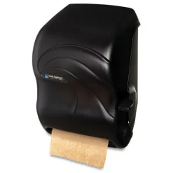 Online 12.94 x 9.25 x 16.5 Oceans Lever Roll Towel Dispenser - Black Pearl Paper & Dispensers