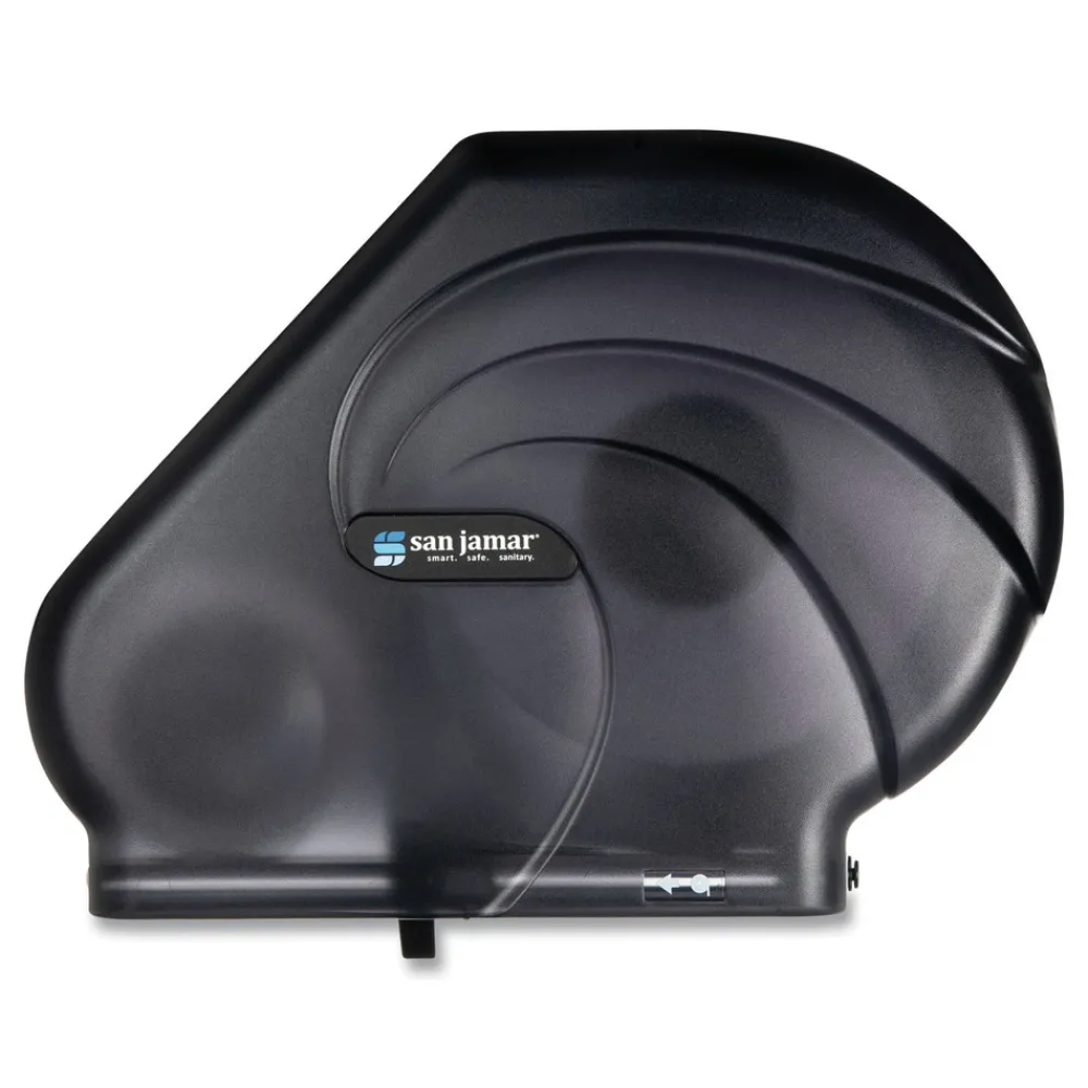 Outlet Oceans Reserva 16.75 in. x 5.5 in. x 12.25 in. Jumbo Tissue Dispenser with Stub - Black Pearl Paper & Dispensers