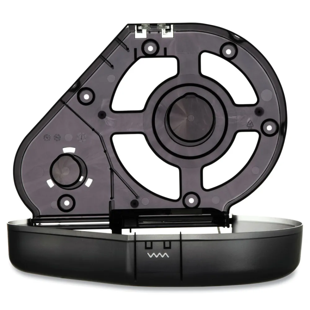 Outlet Oceans Reserva 16.75 in. x 5.5 in. x 12.25 in. Jumbo Tissue Dispenser with Stub - Black Pearl Paper & Dispensers