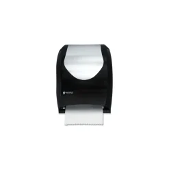 Sale T1370BKSS 16.75 in. x 10 in. x 12.5 in. Tear-N-Dry Touchless Roll Towel Dispenser - Black/Silver Paper & Dispensers