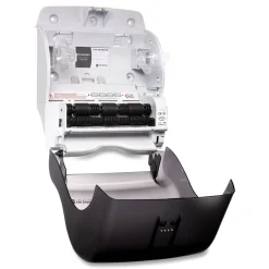 Hot Tear-N-Dry 11.75 in. x 9.13 in. x 14.44 in. Essence Classic Automatic Dispenser - Black Pearl Paper & Dispensers