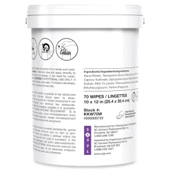 Online 7.9 in. x 5.7 in. 1-Ply Kresto KWIK-WIPES Cloth - Citrus, White (6 Packs/Carton) Skin Care & Personal Hygiene