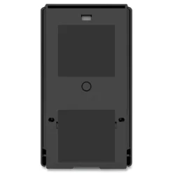 New 4.61 in. x 4.92 in. x 9.25 in. 1 Liter Manual Skincare Dispenser - Black Cleaning & Janitorial Supplies