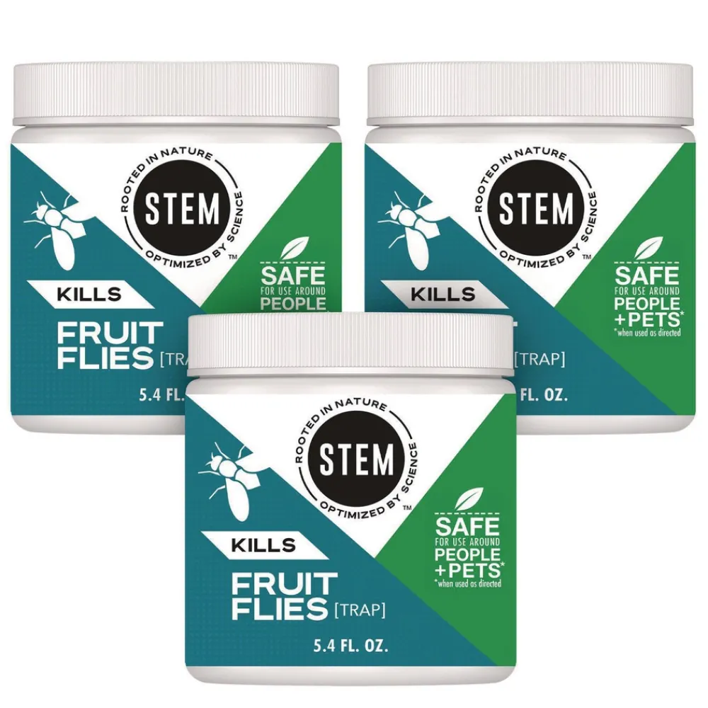 Online STEM Fruit Flies Trap 5.4 oz Jar 8/Carton Cleaning & Janitorial Supplies