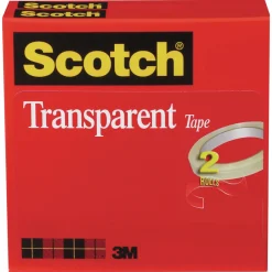 Hot 0.5 in. x 72 yds 3 in. Core Tape - Transparent (2/Pack) Tapes & Adhesives