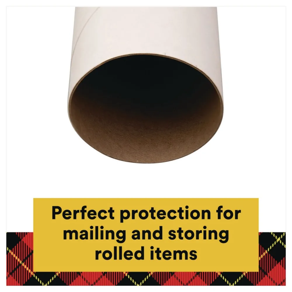 Clearance Mailing Tube 48-in Long 4-in Diameter White 12/Carton Mailing, Packing & Shipping