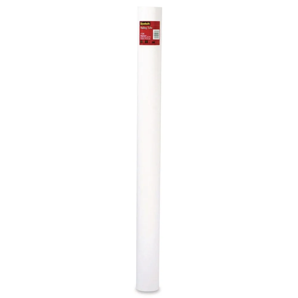 Clearance Mailing Tube 48-in Long 4-in Diameter White 12/Carton Mailing, Packing & Shipping