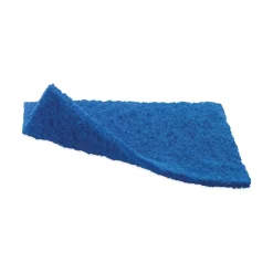 3 x 6 Non-Scratch Scour Pads - Blue (10/Carton) Cleaning & Janitorial Supplies