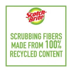 3 x 6 Non-Scratch Scour Pads - Blue (10/Carton) Cleaning & Janitorial Supplies