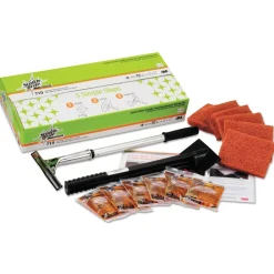 Hot Quick Clean Griddle Cleaning System Starter Kit 4 X 5.24 Orange Cleaning & Janitorial Supplies