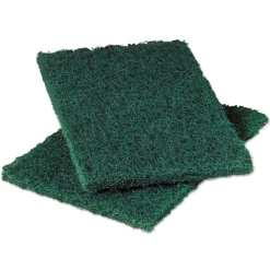 Outlet 6 in. x 9 in. Heavy-Duty Scouring Pad - Green (12/Pack, 3 Packs/Carton) Cleaning & Janitorial Supplies