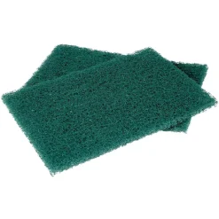 Outlet 6 in. x 9 in. Heavy-Duty Scouring Pad - Green (12/Pack, 3 Packs/Carton) Cleaning & Janitorial Supplies