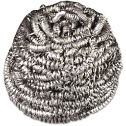 Best Stainless Steel Scrubber - Silver (12/Carton) Cleaning & Janitorial Supplies