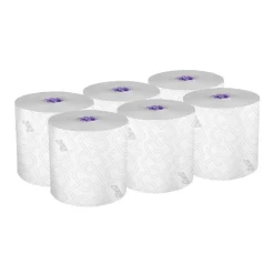 Discount 02001 8 in. x 950 ft. 1-Ply Essential High Capacity Hard Roll Towel - White (6 Rolls/Carton) Paper & Dispensers|Cleaning & Janitorial Supplies