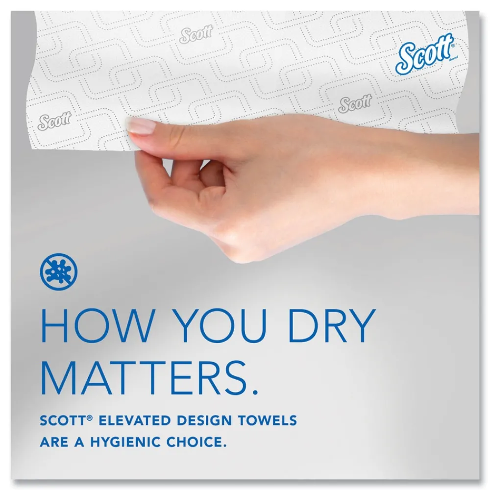 Discount 02001 8 in. x 950 ft. 1-Ply Essential High Capacity Hard Roll Towel - White (6 Rolls/Carton) Paper & Dispensers|Cleaning & Janitorial Supplies