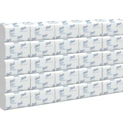 Outlet 01960 7.8 in. x 12.4 in. 1-Ply Pro fold Towels - White (25 Packs/Carton) Paper & Dispensers|Cleaning & Janitorial Supplies